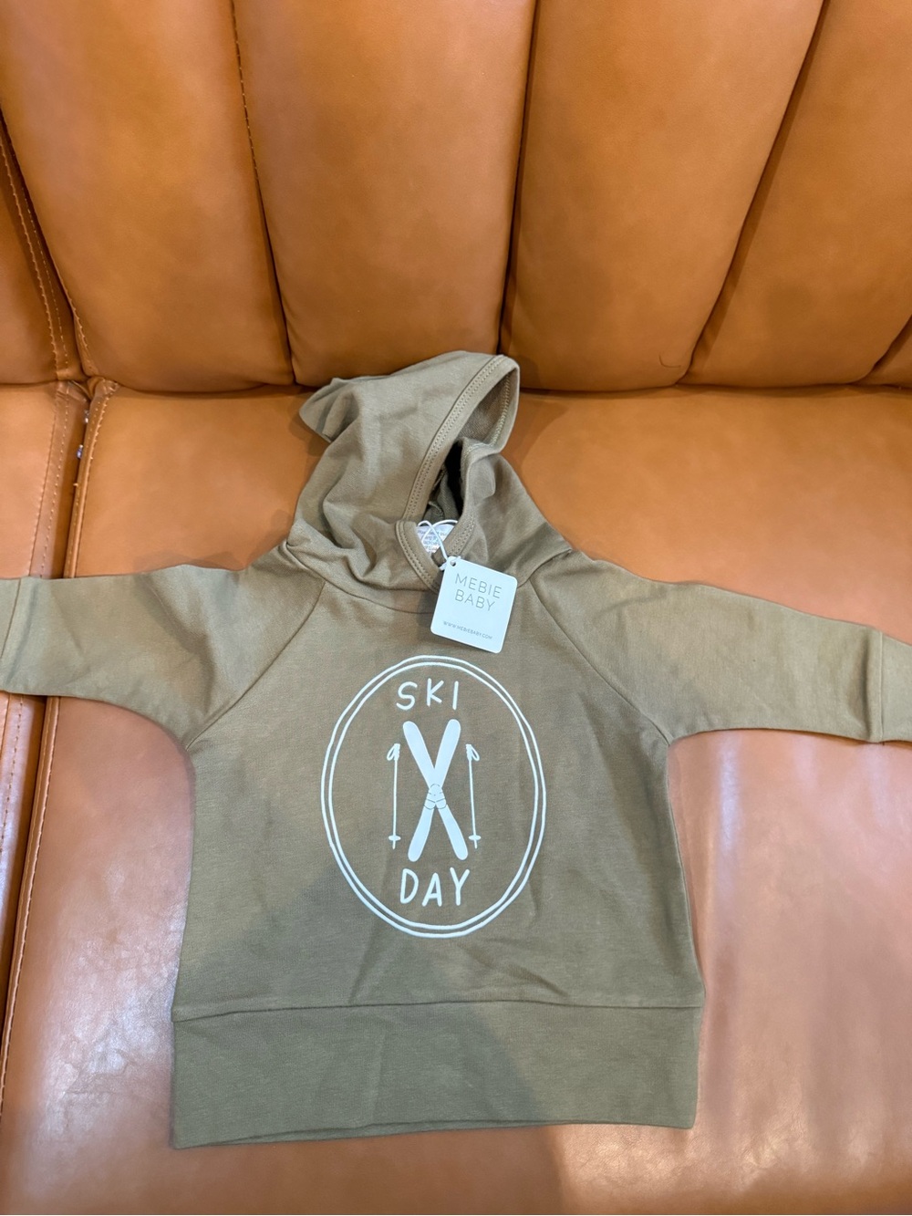 Meibe Baby Olive 'Ski Day' Hoodie for Kids
